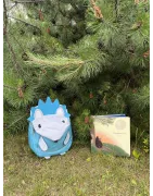 Sac à dos pour enfants et livre "Dangaus Ežys"